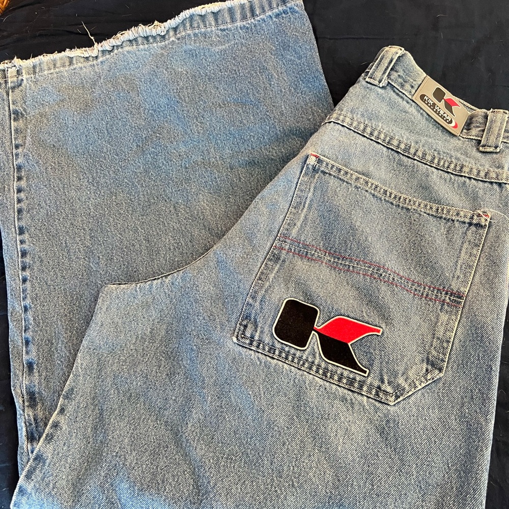 Vintage Kik Wear Denim Jeans Skater Rave 90’s